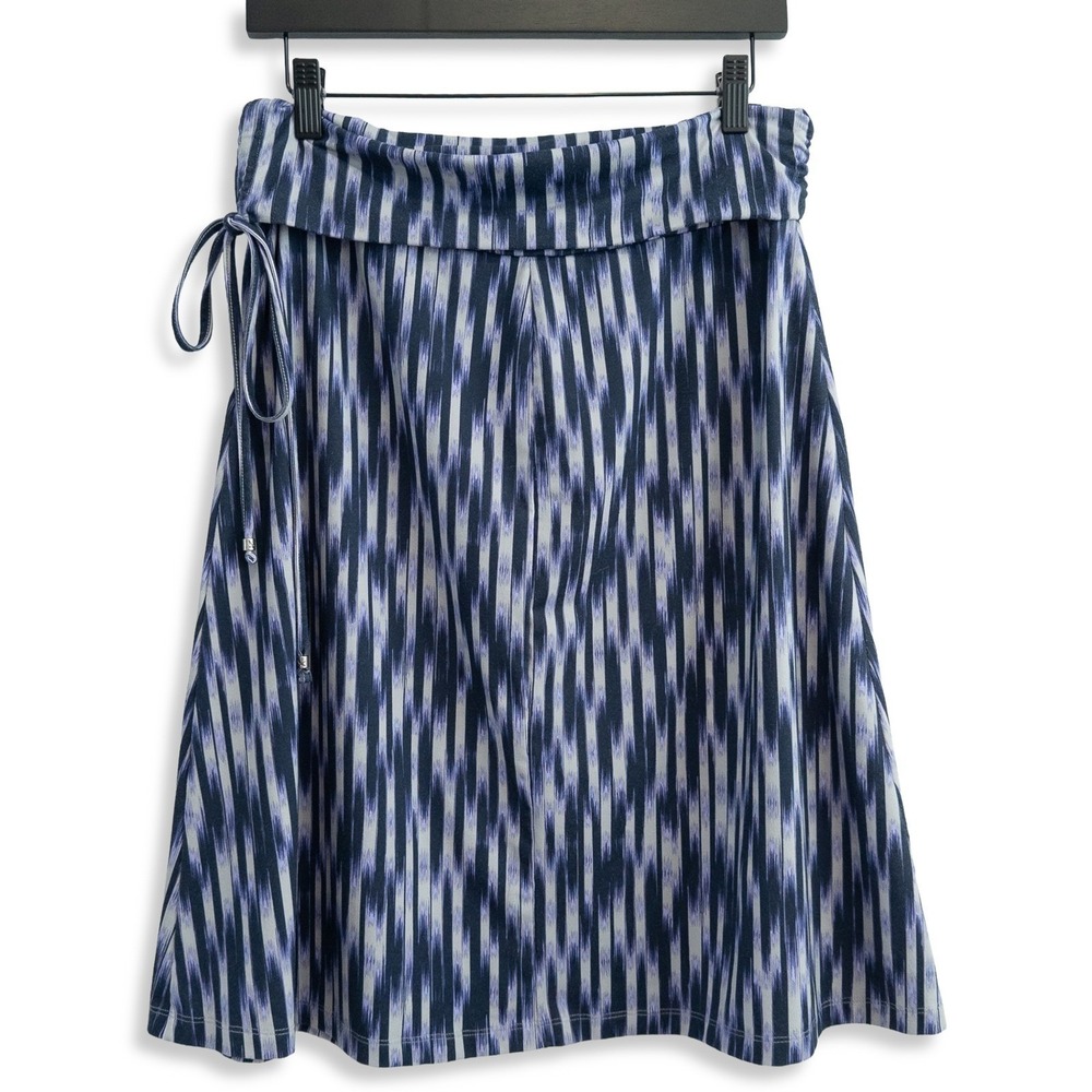 Eddie Bauer Skirt Womens‎ Medium Blue Casual Dri-Quick A-Line Convertible Dress